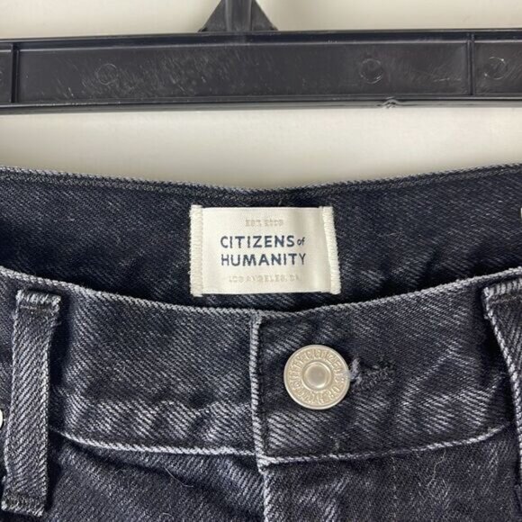 Citizens of Humanity Libby Jeans Distressed in Washed Black Size 27 - Picture 4 of 10